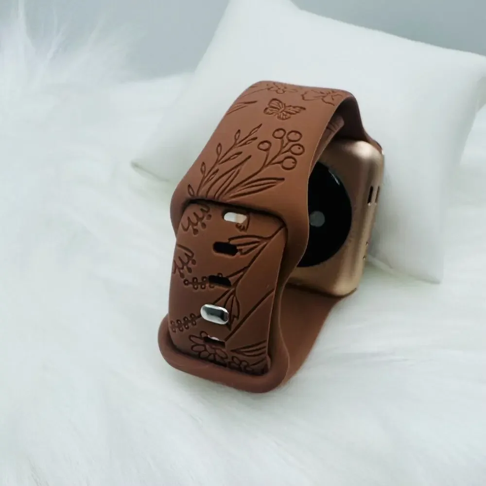Floral Fall Design Apple Watch Bands 38mm 40mm 41mm
